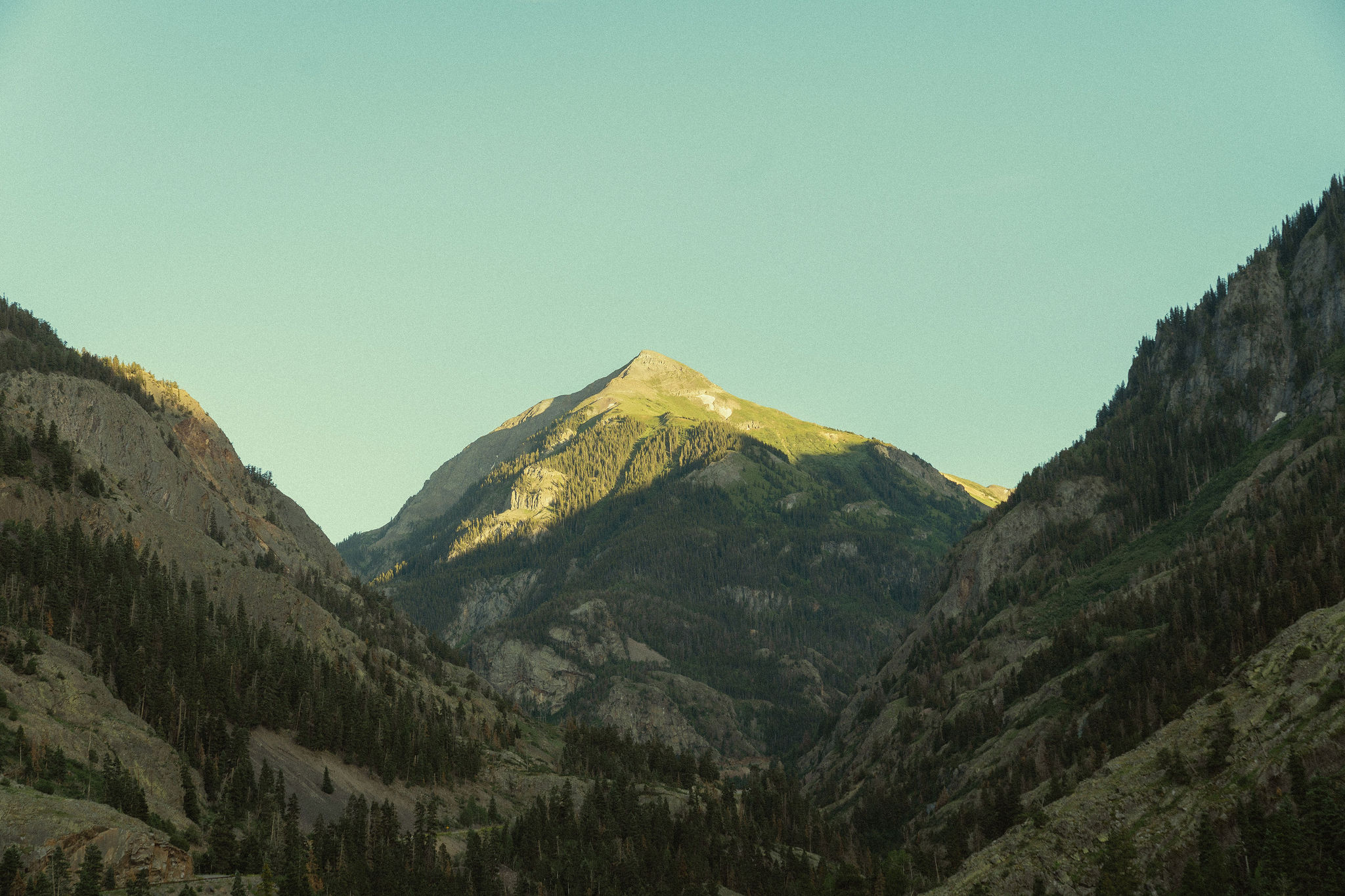 beautiful Rocky Mountains outside Ouray, Colorado