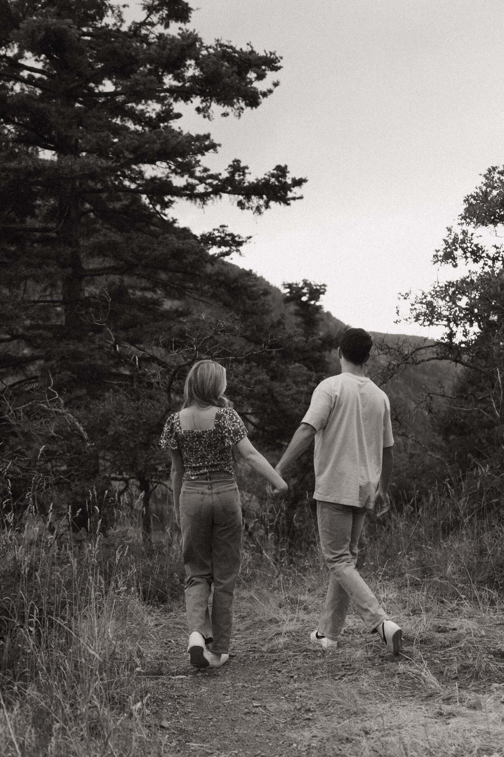 stunning couple pose in the mountains outside Ouray, Colorado! 