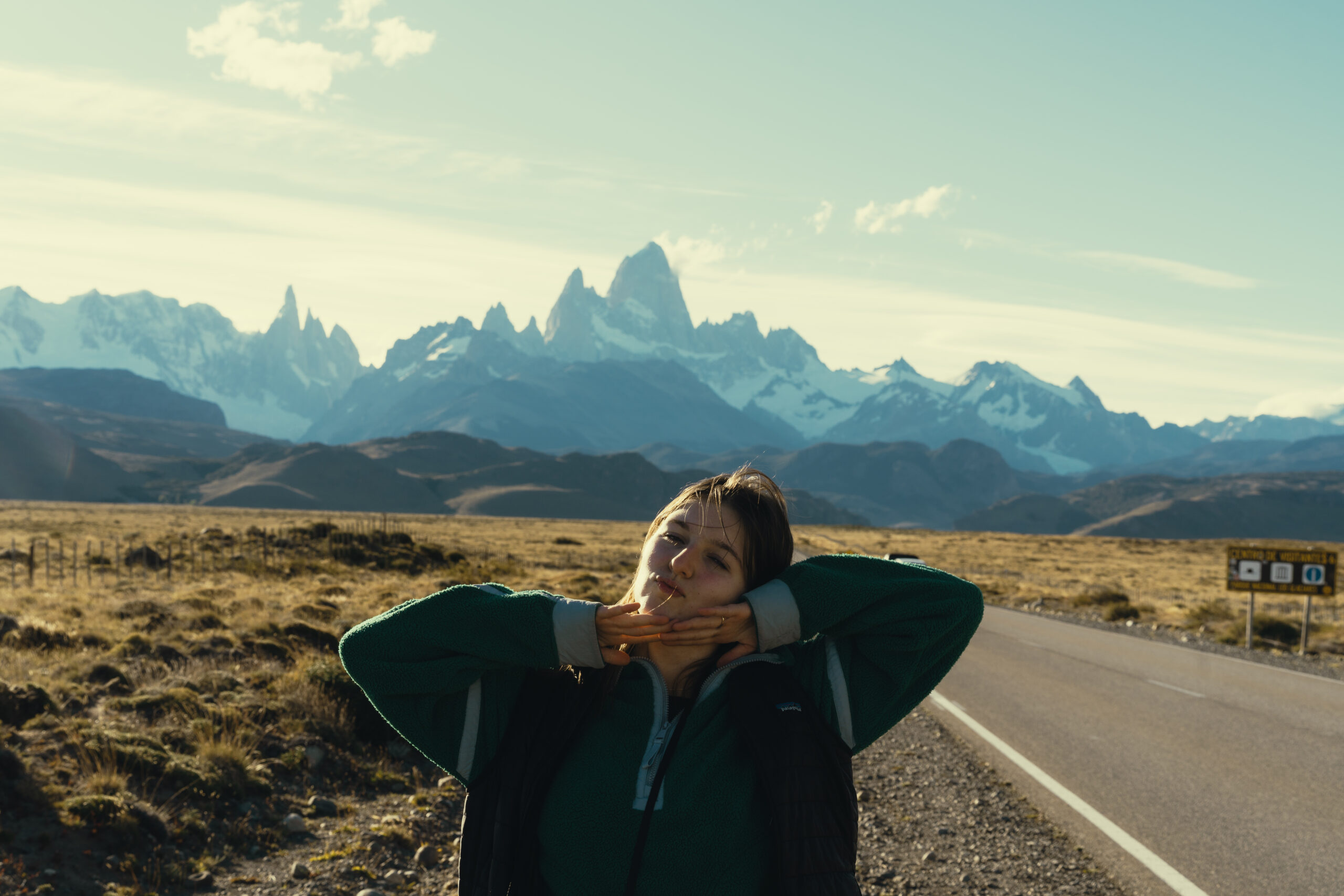 stunning image of fitzroy during a dreamy Patagonia elopem