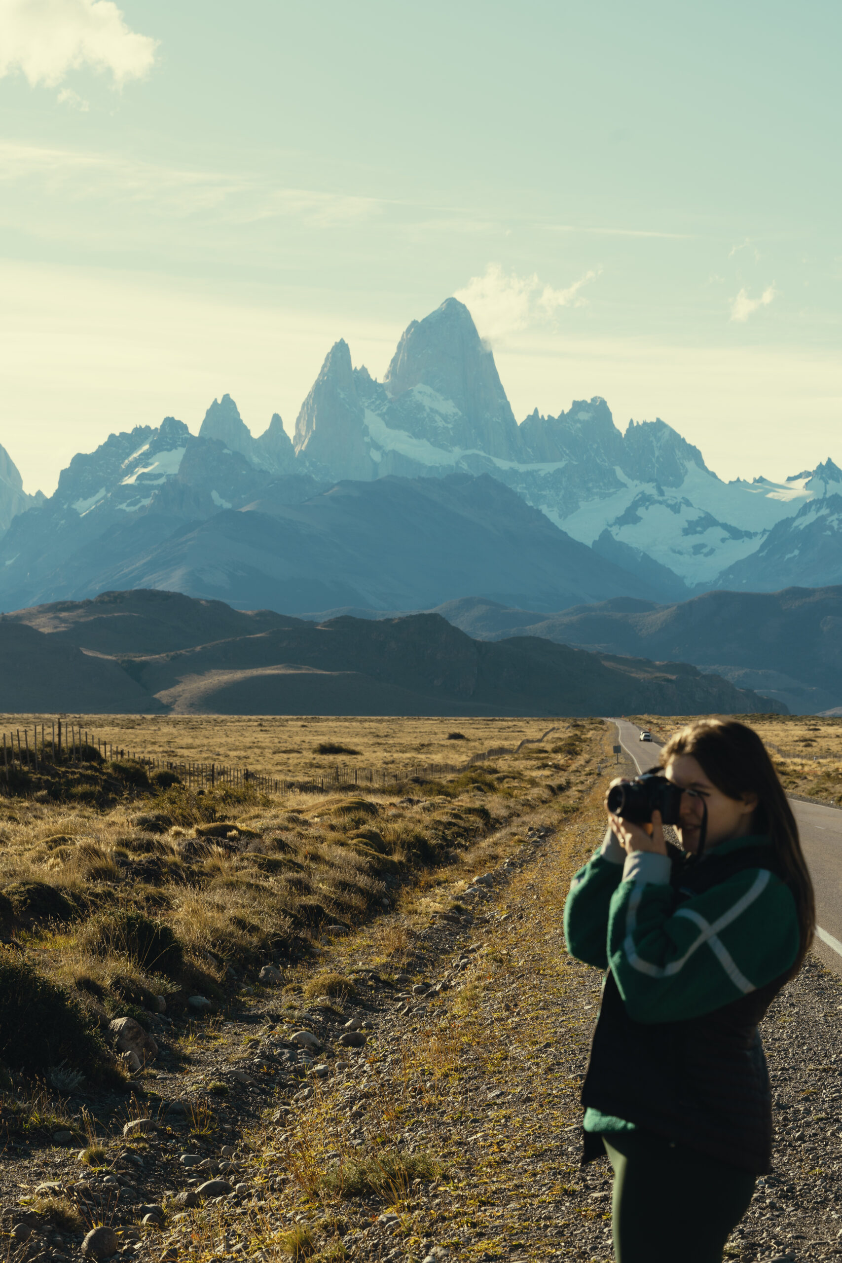 stunning image of fitzroy during a dreamy Patagonia elopement