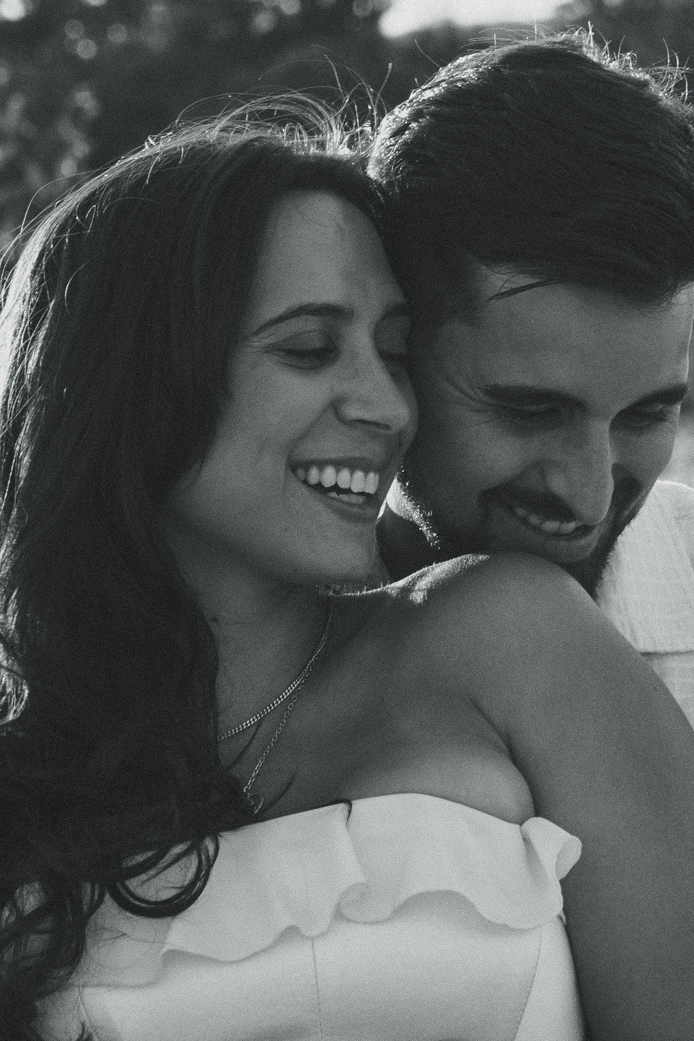 beautiful couple share an intimate moment during their engagement photoshoot with Sasha Takes Pictures