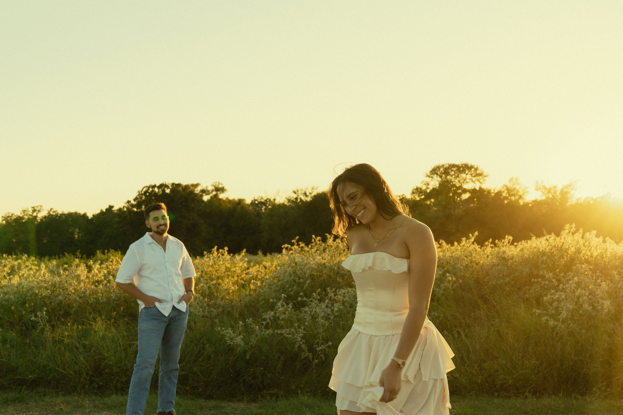 documentary style engagement photos from Sasha Takes Pictures