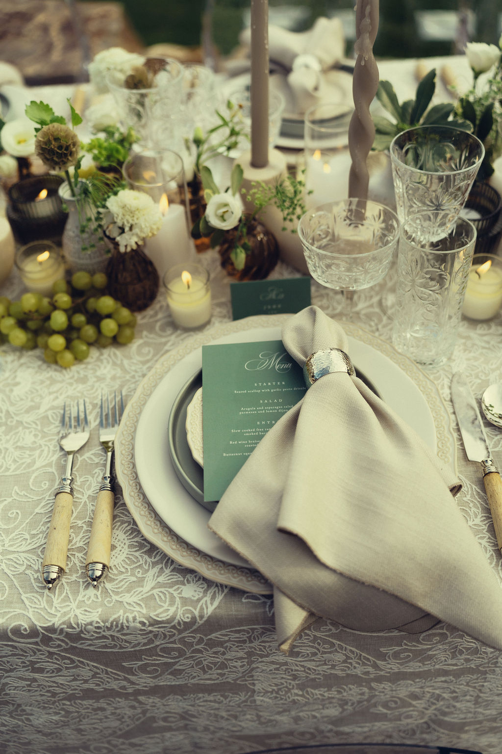 elegant wedding details from a beautiful Colorado mountain wedding day