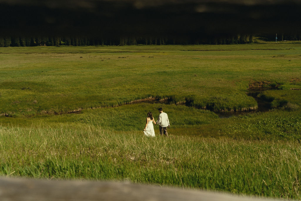 candid engagement photos from a beautiful Colorado engagement session