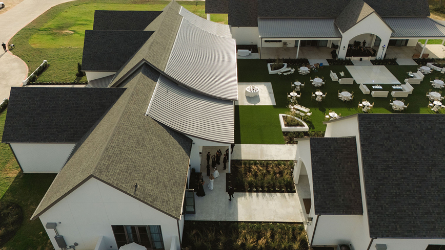 drone photos from a stunning wedding in Colorado